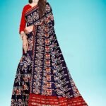 buy swaminisarees digital print bagalpuri blue saree online