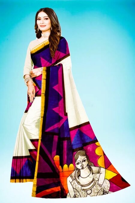 kerala south cotton saree